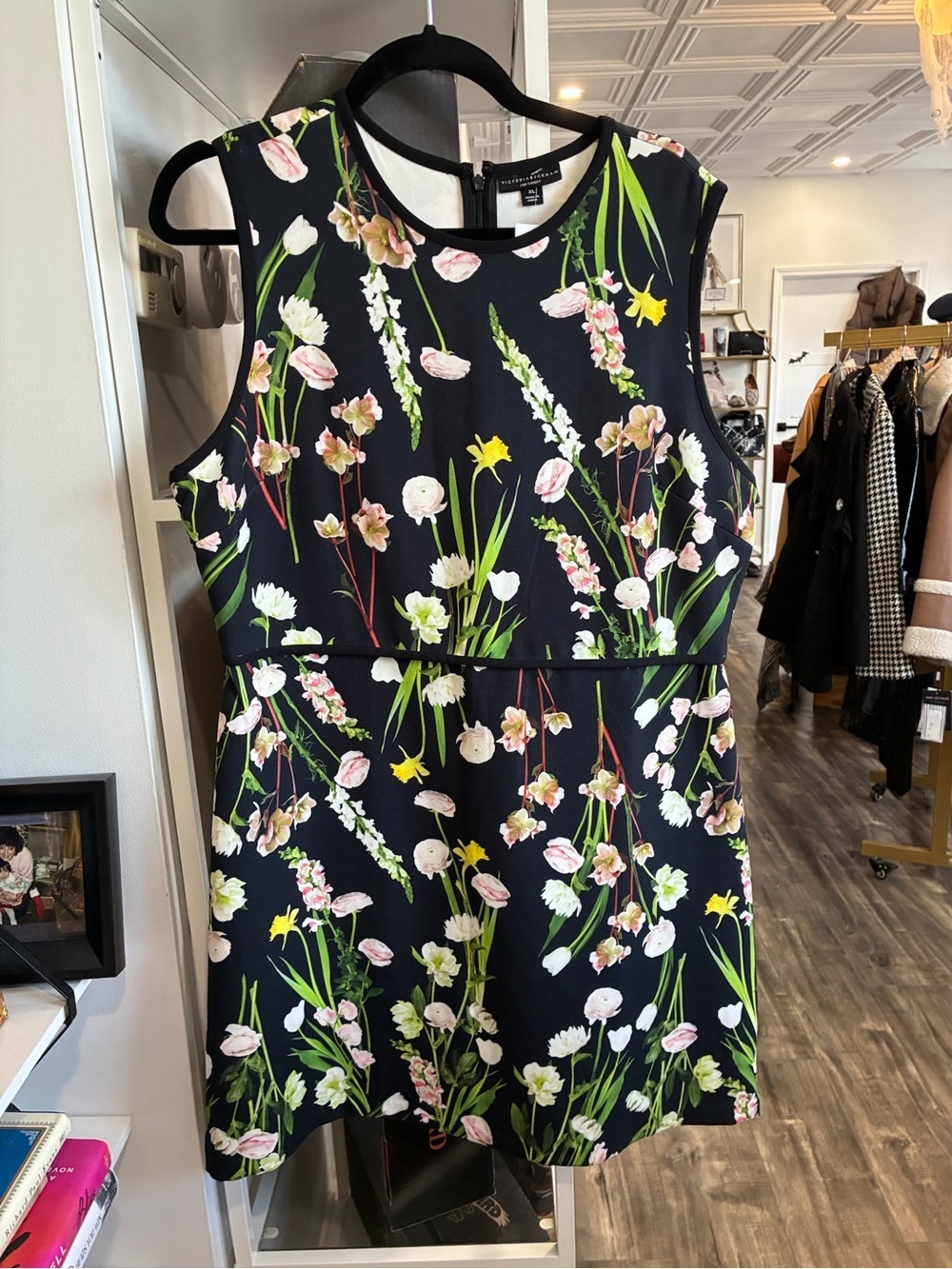 Victoria Beckham for target Floral Sleeveless Fit & Flare Dress